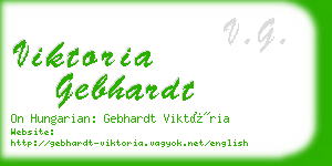 viktoria gebhardt business card